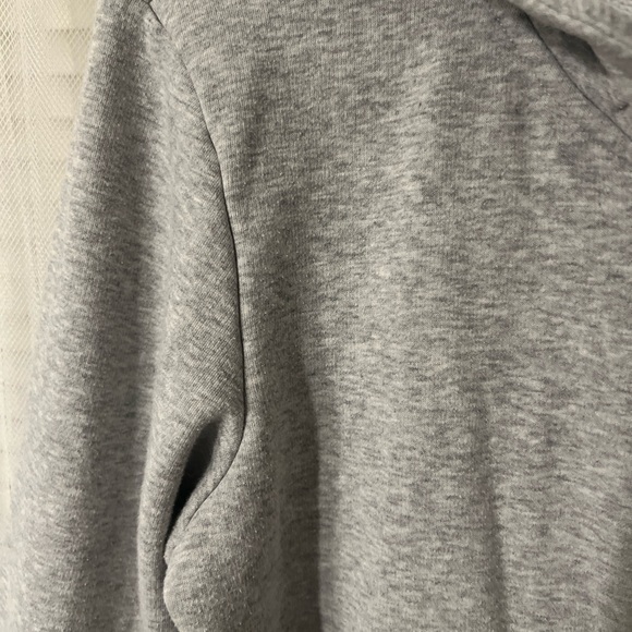 UGG Heather-Grey Clara Zip-Front Port Hoodie Size S S1 - Picture 6 of 13